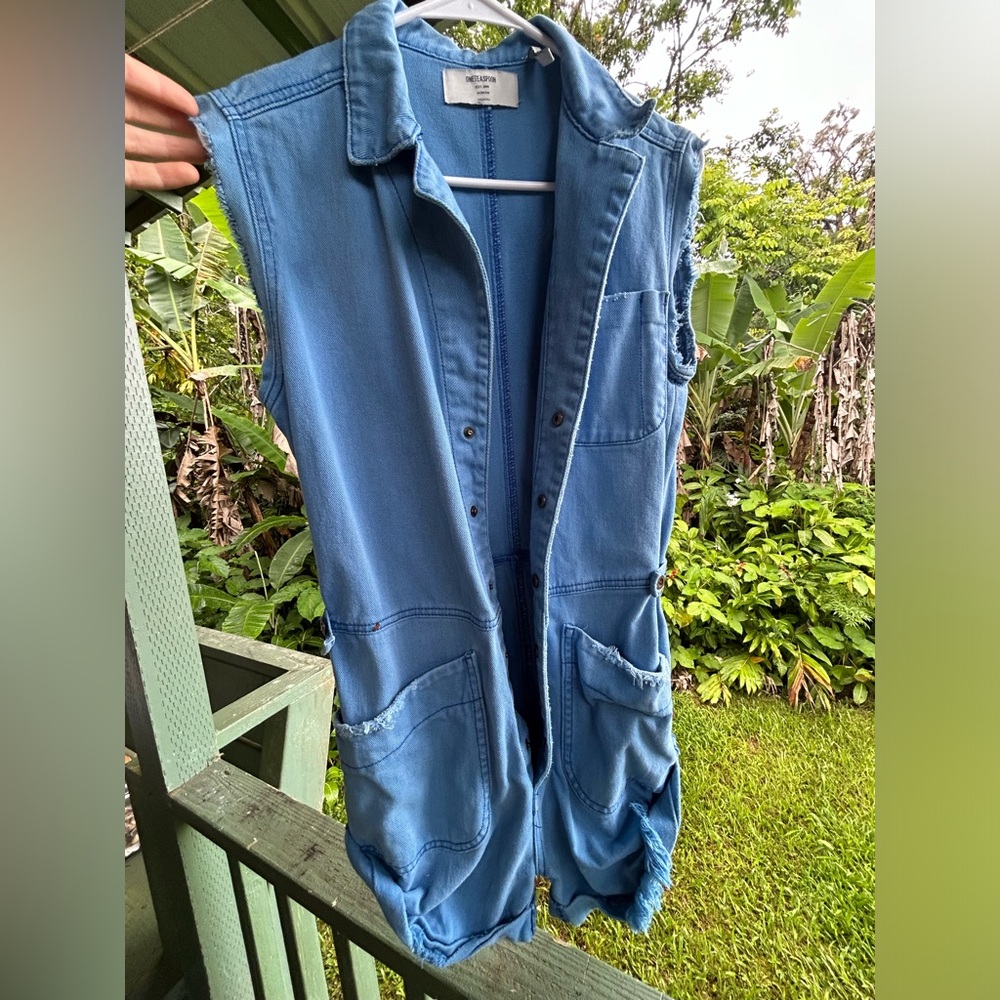 One Teaspoon Denim Jumpsuit